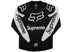 Supreme Fox Jersey (Large) Black | Bape Yeezy Jordan Patta, Maat 52/54 (L), Zwart, Ophalen of Verzenden, Zo goed als nieuw