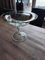 Glazen fruitschaal op voet, Overige kleuren, Ophalen of Verzenden, Minder dan 50 cm, Glas