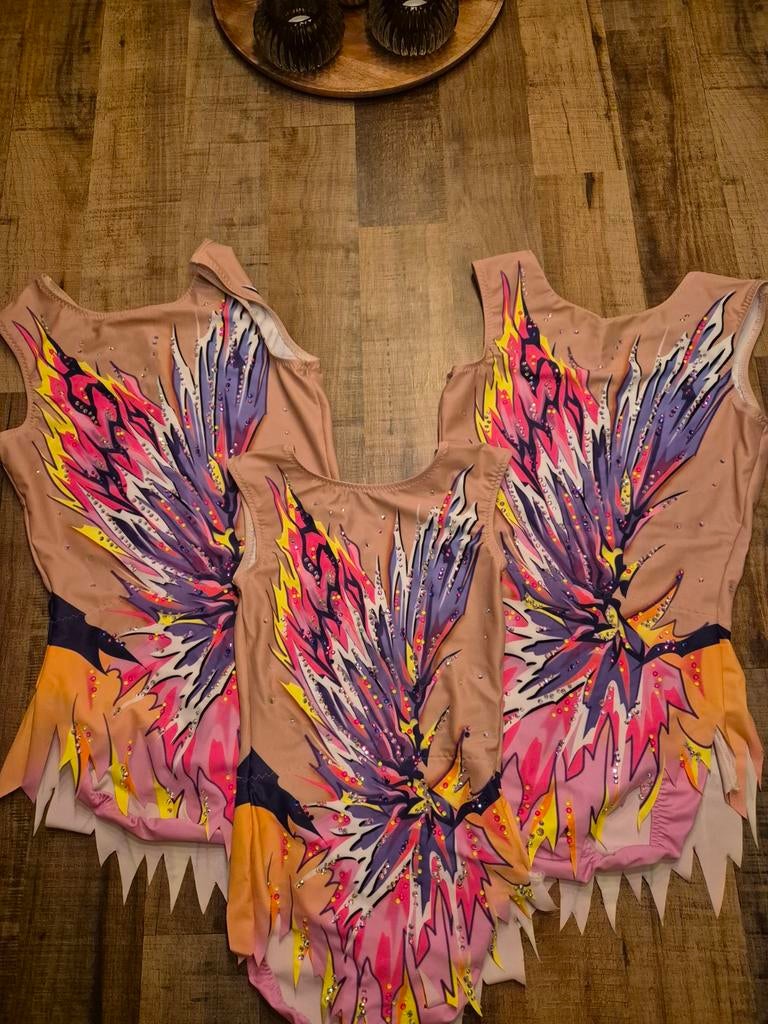 Acropakje Trio - Turnpakjes, Kleding | Dames, Badmode en Zwemkleding, Zo goed als nieuw, Badpak, Overige kleuren, Ophalen of Verzenden