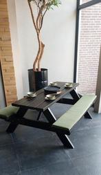 DEGELIJKE PICKNICKTAFEL  ZWART 185cm, Ophalen, Nieuw, Rechthoekig