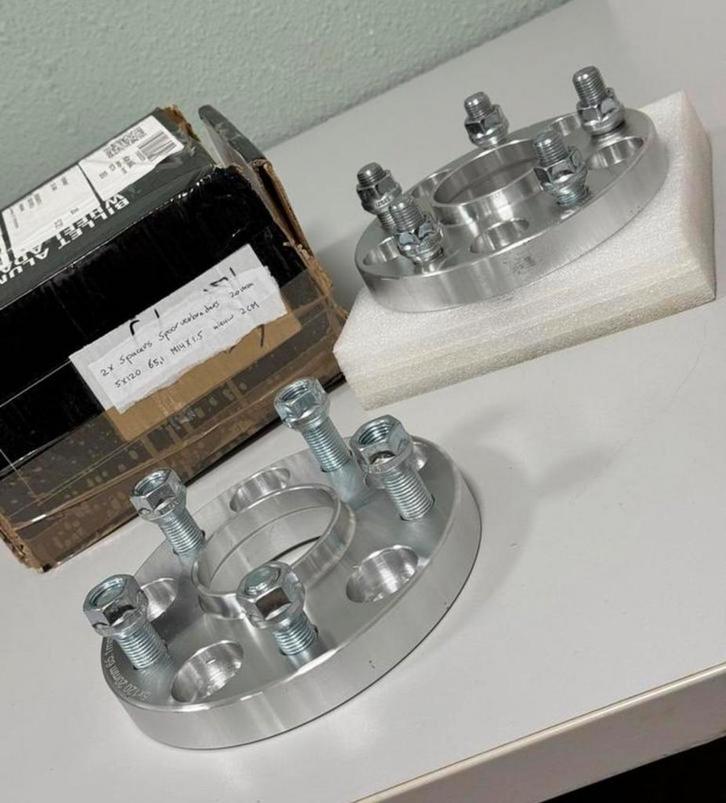 2x Spacers Spoorverbreders 20MM 5x120 65.1 M14x1.5 2x spacer, Auto diversen, Tuning en Styling, Ophalen of Verzenden