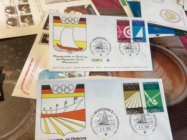 No4461 Olympische spelen BRD 4-6-1969 Heb ook van Nederland, Postzegels en Munten, Postzegels | Eerstedagenveloppen, Onbeschreven