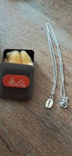 Melitta Ketting met Koffieboon Hanger, Met hanger, Nieuw, Ophalen of Verzenden, Zilver