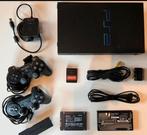 Playstation 2 zwart phat met open PS2 loader ssd+games, Verzenden, 2 spelers, Zo goed als nieuw, Vanaf 3 jaar