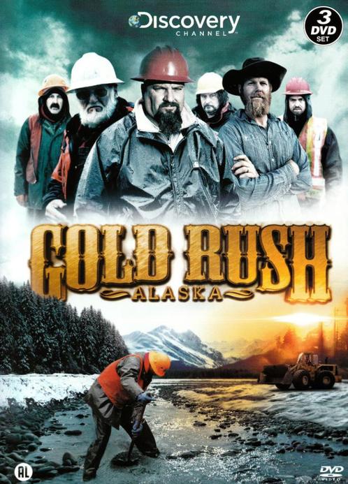 Gold Rush Alaska, het 1e volledige seizoen 3 dvdbox € 6,-, Cd's en Dvd's, Dvd's | Overige Dvd's, Zo goed als nieuw, Alle leeftijden