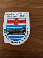 5858 Neumagen-Dhron Duitsland Wapen Sticker, Ophalen of Verzenden