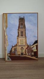 Toren Zaltbommel schilderij op doek 2005, Antiek en Kunst, Ophalen
