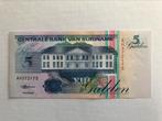 5 gulden 1998 Suriname, Postzegels en Munten, Los biljet, Verzenden