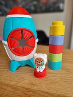 Clementoni sensoriële raket emmer met blokken en Figuur, Ophalen of Verzenden, Zo goed als nieuw, Overige typen
