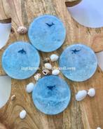 Prachtige zee oceaan haai walvis onderzetter set Epoxy Art, Ophalen, Nieuw, Glas of Kopje