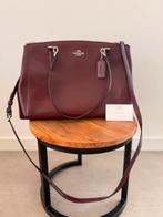 Coach Schoudertas Bordeaux Rood Leder - Zeer Goed!, Sieraden, Tassen en Uiterlijk, Tassen | Damestassen, Ophalen of Verzenden