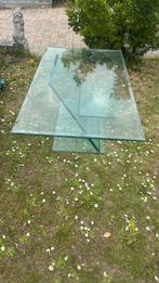 Glazen tafel, Ophalen, 100 tot 150 cm, 50 tot 100 cm, Rechthoekig