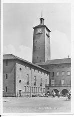 Enschede  Stadhuis., Ophalen of Verzenden, 1940 tot 1960, Gelopen, Overijssel