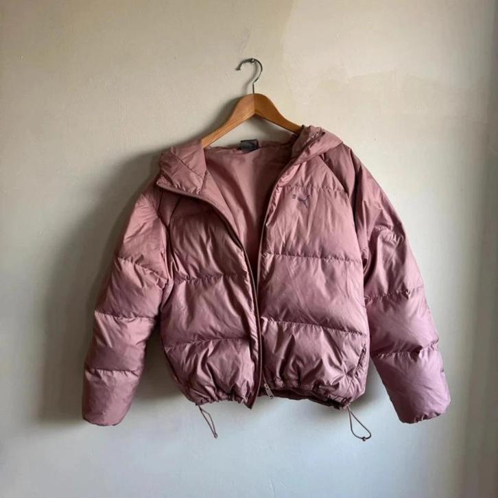 Lichtroze Puma Pufferjas maat S, Kleding | Dames, Jassen | Winter, Zo goed als nieuw, Maat 36 (S), Roze, Ophalen of Verzenden