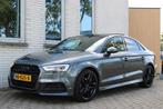 Audi A3 1.0 TFSI S-line | Panoramadak | NAP | Led | Navi, Auto's, Audi, Zwart, USB, Leder en Stof, Origineel Nederlands