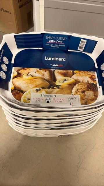 Partijhandel 8x ovenschaal Luminarc - NIEUW beschikbaar voor biedingen