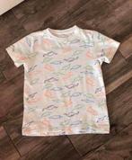 Mt 122 128 wit shirt DINO’S multicolor jongen, Kinderen en Baby's, Kinderkleding | Maat 122, Jongen, Ophalen of Verzenden, Zo goed als nieuw