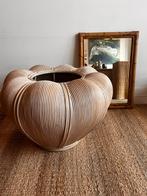 XXXL ‘pencil reed’ rotan bloempot Vivai del Sud vintage, Ophalen, Overige materialen, Rond, ?