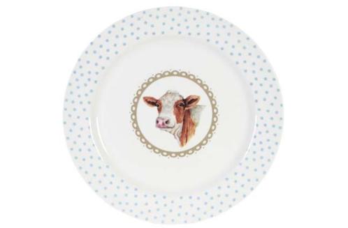 Taartbord Happy Cow servies, Huis en Inrichting, Keuken | Servies, Nieuw, Overige typen, Overige stijlen, Overige materialen, Ophalen of Verzenden