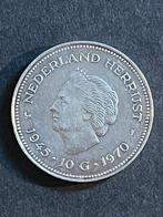 Zilveren 10 gulden Juliana 1970, Ophalen of Verzenden, Koningin Juliana, 10 gulden, Zilver