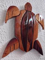 Handgemaakt houten schildpad, Antiek en Kunst, Ophalen of Verzenden