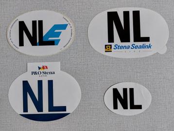 5 oude NL stickers Stena Sealink, P&O Line europese beschikbaar voor biedingen