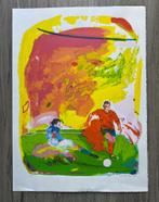 Zeefdruk Jan van Diemen - Voetbal, Verzenden