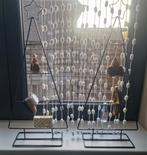 metalen design kerstboom met ornamenten/vondels 2x, Diversen, Kerst, Ophalen, Zo goed als nieuw