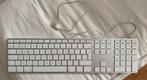 Apple QWERTY toetsenbord met numeriek toetsenblok, zilver, Computers en Software, Ophalen of Verzenden, Zo goed als nieuw, Qwerty