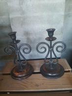 Brocante kandelaars, Ophalen of Verzenden