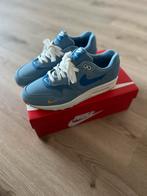 nike air max 1 mini swoosh work blue, Kleding | Heren, Schoenen, Ophalen of Verzenden, Zo goed als nieuw, Blauw