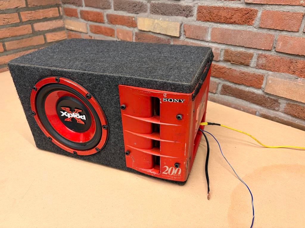 Sony Xplod XS-AW200X Actieve Subwoofer, Ophalen of Verzenden, Gebruikt