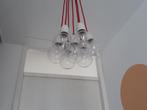 Hanglamp 7 bollen design Het Kunstlab, Ophalen, 50 tot 75 cm, Glas, Modern, strak