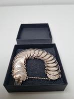 Zilveren Armband Wilhelmina Kwartjes, Gebruikt, Ophalen of Verzenden, Met bedels of kralen, Zilver