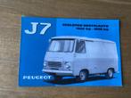 Peugeot J7 Brochure - 1967, Ophalen of Verzenden
