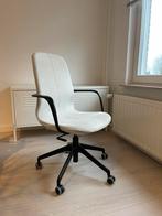 IKEA LANGFJÄLL bureaustoel armleuning – beige/zwart, Huis en Inrichting, Ophalen, Zo goed als nieuw, Beige, Bureaustoel