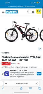 Elektrische mountainbike, Fietsen en Brommers, Elektrische fietsen, Nieuw, Overige merken, 50 km per accu of meer, Minder dan 47 cm