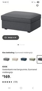 Ikea Kivik poef, Ophalen, Gebruikt, Rechthoekig, 75 tot 100 cm