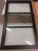 2 stuks (schuif) deuren zwart helemaal nieuw incl.glas, Ophalen, Zo goed als nieuw, IJzer