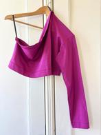 Cora Kemperman korte top one-shoulder fuchsia, maat XL, Maat 42/44 (L), Nieuw, Ophalen of Verzenden, Lange mouw