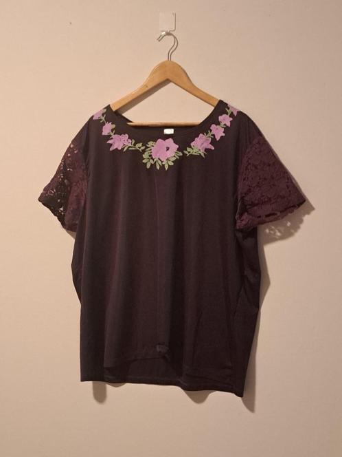 dames shirt paars MAAT 52, Kleding | Dames, T-shirts, Gedragen, Maat 46/48 (XL) of groter, Paars, Korte mouw, Ophalen