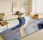 Blauw Ultra-Zacht Fluwelen Tapijt, Huis en Inrichting, Stoffering | Tapijten en Kleden, Ophalen of Verzenden, 200 cm of meer, Modern