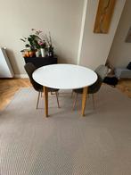 Jysk Table with two chairs, Ophalen, Zo goed als nieuw, Minder dan 50 cm, Rechthoekig