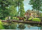 Giethoorn- -Vervoer paard per boot., Verzenden, 1960 tot 1980, Ongelopen, Overijssel