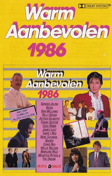 Cassettebandje Various – Warm Aanbevolen 1986 beschikbaar voor biedingen