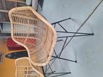 Rotan stoelen 4x, Ophalen of Verzenden, Zo goed als nieuw, Bruin, Vier