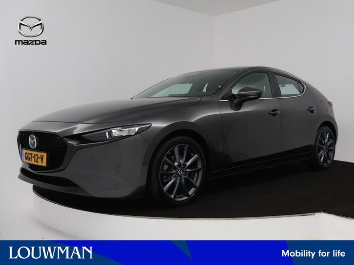 Mazda 3 2.0 e-SkyActiv-X M Hybrid 186 Exclusive-line automaa, Auto's, Mazda, Bedrijf, Te koop, 360° camera, ABS, Achteruitrijcamera