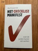 Het Checklist Manifest - Atul Gawande, Ophalen of Verzenden, Zo goed als nieuw, Management