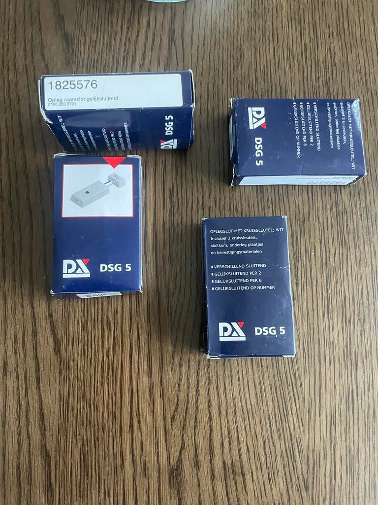 DSG 5 Oplegslot Gelijksluitend 4x, Ophalen of Verzenden, Nieuw