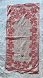 Vintage Roze handdoek, Ophalen of Verzenden, Gebruikt, Roze, Badmat